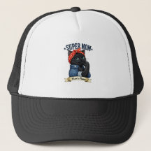 Super Mama Zwarte Kat – Moederdag T-shirt
