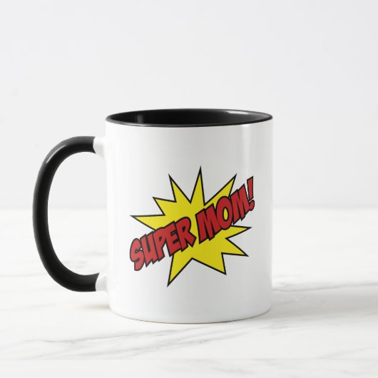Super Maman ! Café Mug (Gauche)