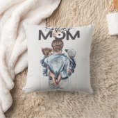 Super Maman - Coussin Décoratif (Couverture)