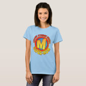 Super Maman Fête des Mères Dames T-shirt Ringer (Devant entier)