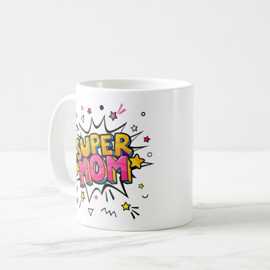 Super maman mug (Devant gauche)