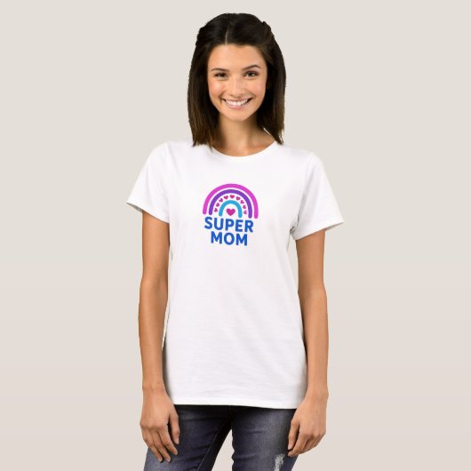 Super Maman Tshirt pour cadeau (Devant entier)