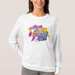 Super Mamma die de Wereld bewaren T-shirt