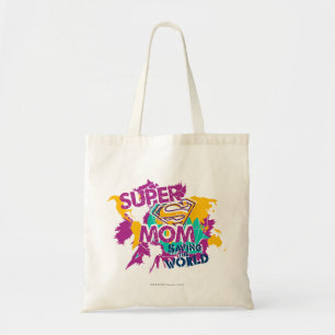 Super Mamma die de Wereld bewaren Tote Bag