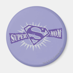 Super Mamma Paarse Starburst Magneet