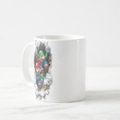 Super Mario & Luigi 3D Wall-Burst Coffee Mug (Devant gauche)