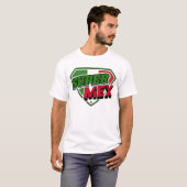 Super Mex Shield LIBRE Label Mexique T-Shirt (Devant entier)