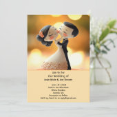 Super mignon faire-part de mariage (Debout devant)