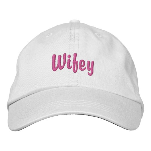 Super mignon Wifey Casquette brodé (Devant)