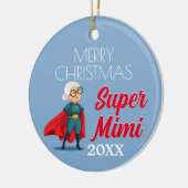 Super Mimi Fun Cadeau Noël Ornement (Gauche)