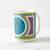 Super Mod Aquarias Zodiac Mug (Devant droit)