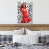 Super Model Canvasprint Canvas Afdruk (Insitu (Slaapkamer))