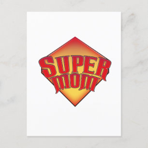Super Moeder Briefkaart