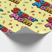 Super Moeder Cadeaupapier (Hoek)
