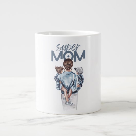 super moeder extra grote beker (Voorkant)