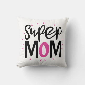 Super Moeder Kussensloop – Knuffel Moeder Cadeau Kussen