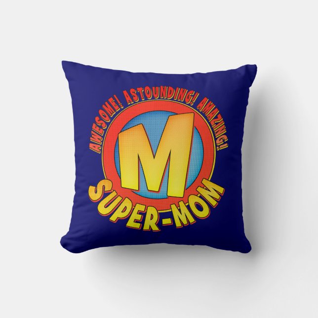 Super Moeder Moederdag Sierkussen (Voorkant)