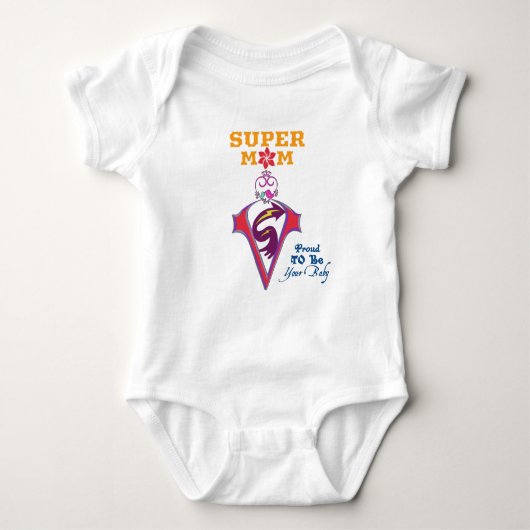 super moeder romper (Voorkant)