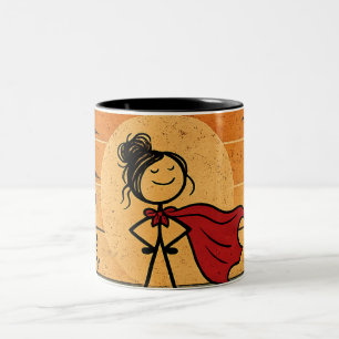 Super Moeder Vintage Mok Moederdag Cadeau