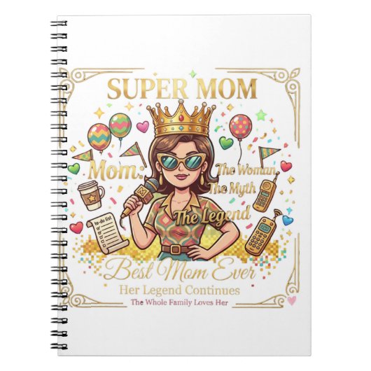 Super mom carnet (Devant)