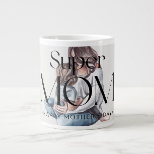 Super Mom Coffee Mok – Empowering Mom Drinkware