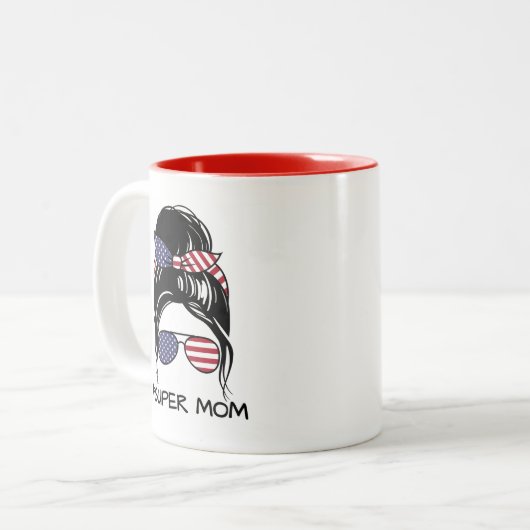 Super Mom Coffee Mug (Devant gauche)