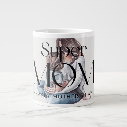 Super Mom Coffee Mug - Empowering Mom Drinkware (Devant)