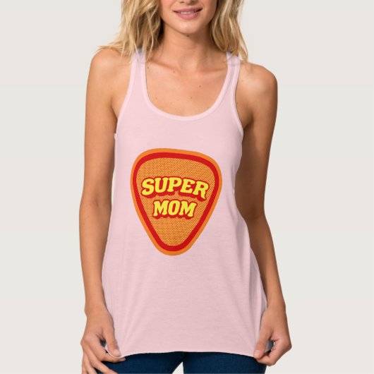 Super Mom Mother's Day Tanktop (Voorkant)