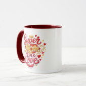 Super Mom Mug Gift Cute Design (Devant gauche)