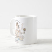Super Mom Multitasking Illustration Mug | Cute Mug (Devant gauche)