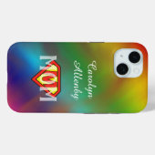 Super Mom - personalize with Name Case-Mate iPhone Case (Achterkant (horizontaal))