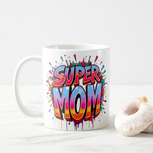 Super Mom Quote Moederdag Koffiemok