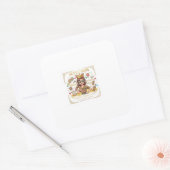 Super mom sticker carré (Enveloppe)