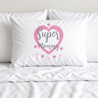 Super Mommy Personalized Best Mom Gift pillow case Kussensloop