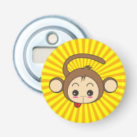 Super Monkey Face op Sunburst Background