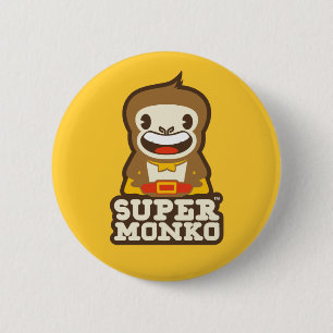 Super Monko-Buttonnen Ronde Button 5,7 Cm
