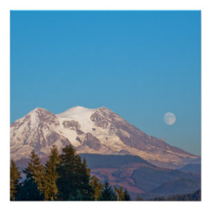 Super Moon 2014 Perfect Poster