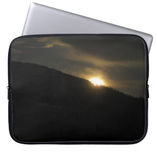 Super Moon boven Washington Mountain Laptop Sleeve