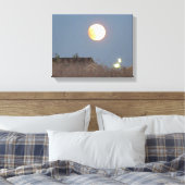 Super Moon canvas (Insitu (Slaapkamer))