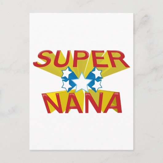 SUPER NANA BRIEFKAART (Voorkant)
