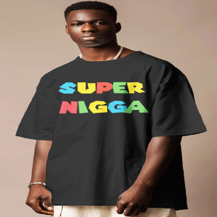 Super neger T-shirt Cadeau