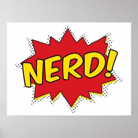 Super Nerd Poster (Voorkant)
