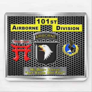 Super nieuw ontwerp van de 101e Airborne Divisie Muismat