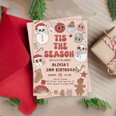 Super Noël Hippie Père Noël Invitation d'anniversa