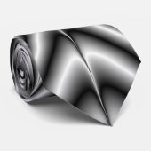 Super Nova cravate en noir et blanc (Roulé)
