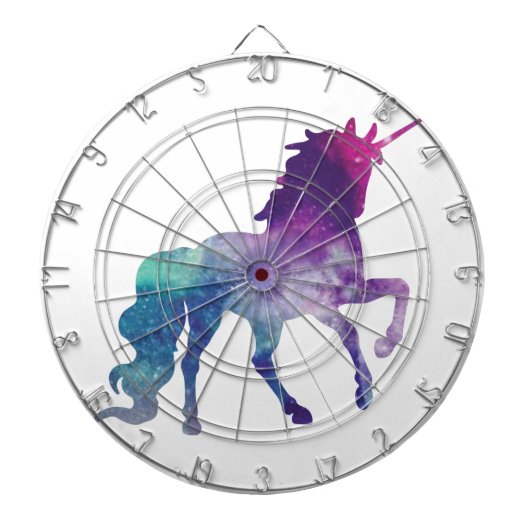 Super Nova Unicorn Dartbord (Voorkant)
