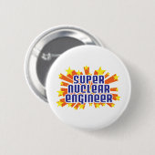 Super Nuclear Engineer Ronde Button 5,7 Cm (Voorkant /achterkant)