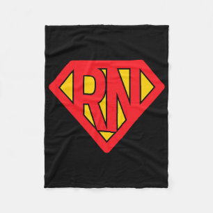 Super Nurse Rn Superhero Geregistreerde Verpleegst Fleece Deken