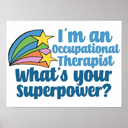 Super Occupational Therapist Cute OT Poster (Voorkant)