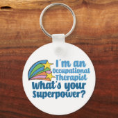 Super Occupational Therapist Cute OT Sleutelhanger (Achterkant)